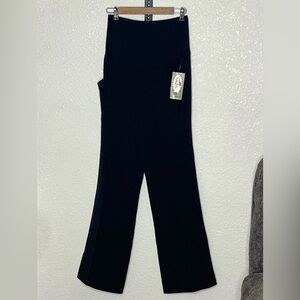 NWT Oh!Mamma Maternity Black Dress Pants Sz Med